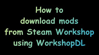 How to download gmod workshop mods with steamcmd [upl. by Aluap]