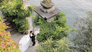 Incredible wedding at Villa Cipressi on Lake Como in Italy [upl. by Nehgam]