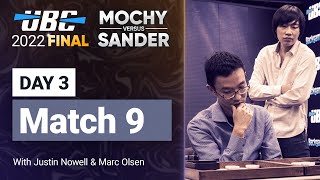 UBC 2022 Final MOCHY vs SANDER Match 9 Backgammon [upl. by Atauqal]