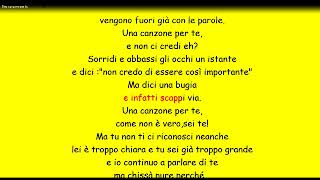 VASCO ROSSI Una canzone per te con testo [upl. by Robinson]