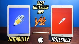 Noteshelf vs Notability BEST Handwriting Notebook App For iPad Pro Replaced My School Notebook [upl. by Silrak539]