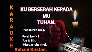 Ku Berserah kepada Mu Tuhan Karaoke  Pance Pondaag [upl. by Lemmie]