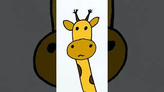 Drawing A Giraffe  Fun Easy Drawings For Kids [upl. by Conway]