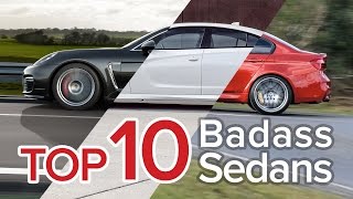 Top 10 Badass Sedans The Short List [upl. by Ngo]