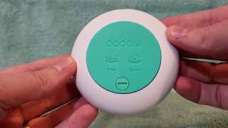 Dodow Metronome Sleep Aid Device blogger review [upl. by Teodoro80]