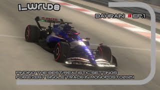 Finding the bestRealistic settings in Monoposto 2024 Bahrain 🇧🇭 ep1 [upl. by Bloem]