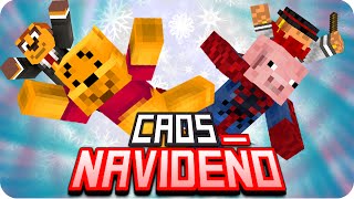 CAOS NAVIDEÑO  Minecraft Christmas Chaos  Sarinha Exo Macu y Luh [upl. by Einohtna980]