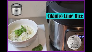 Cilantro Lime Rice  INSTANT ZEST RICE AND GRAIN COOKER [upl. by Lynna]