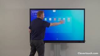 Clevertouch  IMPACT amp IMPACT Plus  Apps and Favourites [upl. by Wiggins757]