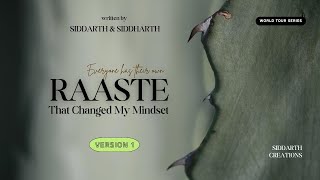 🎶 Raaste V1  Written by Siddarth amp Siddharth  Official Music Video [upl. by Nannaihr]