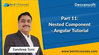 Part 11 Nested Component  Angular Tutorial [upl. by Jeana]