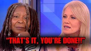 Whoopi Goldberg CUTS THE FEED After Kellyanne Conway ENDS HER For Saying ONE Thing About Trump Live [upl. by Nyrehtac]