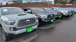 Toyota just killed the Tacoma 6000 dollars off 23s Toyota Tacoma models the last real Truck  ￼ [upl. by Afrika]