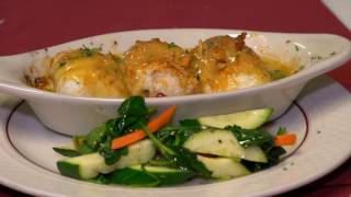 Seafood Stuffed Baked Dover Sole [upl. by Nauqan]