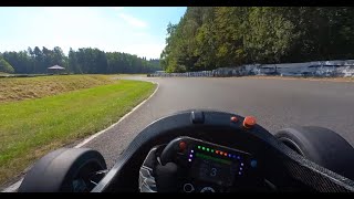 Helmet Cam POV  Formula Student FSAE  Endurance Baltic Open 2024 [upl. by Aihsirt]