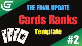 Making Cards game in GDevelop  Template in progress [upl. by Eissirk]