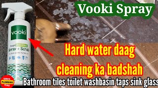 Vooki Spray and Scrub  Bathroom tiles cleaner  toilet and taps cleaner [upl. by Innes]