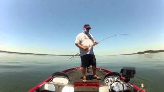 Tips for Bass Fishing with Football Jigs Offshore [upl. by Bobbie513]