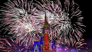 💥Disney World 50th anniversary fireworks 💥 4K • Magic Kingdom • EPCOT Disney disneyworld [upl. by Hound]