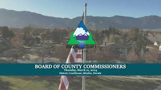 Board of County Commissioners  March 21 2024 [upl. by Areis]