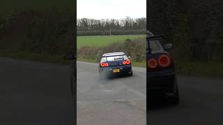 600BHP Nissan Skyline R34 GTT Acceleration [upl. by Llezom]