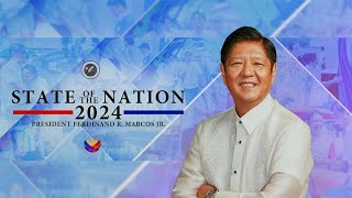 SONA 2024 State of the Nation Address of Pres Ferdinand Bong Bong Marcos Jr [upl. by Eloccin]