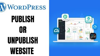 How to publish or unpublish a WordPress website ll PublishUnpublish Page in Wordpress [upl. by Annairda632]