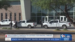 Socorro ISD Police 2 teenagers taken into custody for making threats [upl. by Les]