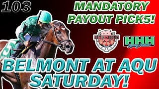 MANDATORY PAYOUT PICK5 AT AQUEDUCT 1012  Ep 103 Bettin N Boozin [upl. by Meehyrb]