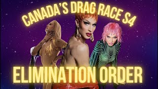 Canadas Drag Race Season 4 Elimination Order Drag Crave [upl. by Ylime]