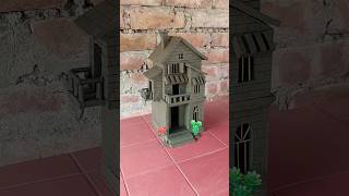 Design diy mud house making 🏠 l clayhouse mudhouse craft [upl. by Adnyl]