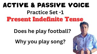 Active and Passive Voice  Present Tense Active and Passive Voice  Voice [upl. by Maurer617]