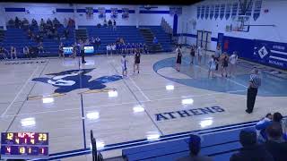 Athens High School vs Phillips High School Girls JV Basketball [upl. by Claudie]