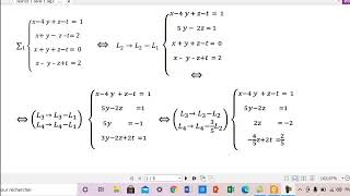 Serie 1 exercice 1 les systemesS2 FSDM Algebre 3 SMAI Fst ensa esam class prerpa fac [upl. by Draned]