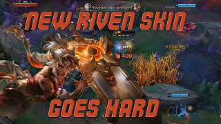 URF RIVEN THIS NEW SKIN LOOKS SICK IN GAME [upl. by Oona586]