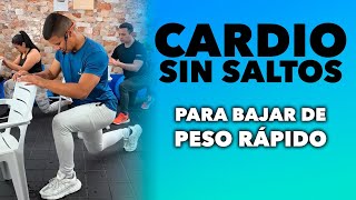 CARDIO SIN SALTOS PARA BAJAR DE PESO RÁPIDO [upl. by Vani]