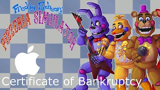 Freddy Fazbears Pizzeria Simulator Mobile  Certificate of Bankruptcy [upl. by Aidekal649]