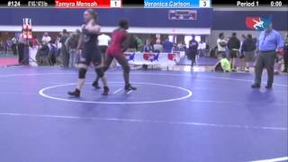 WM 67 KG Tamyra Mensah Wayland vs Veronica Carlson NYAC [upl. by Nomrac]