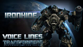 All Ironhide Voice Lines [upl. by Lindberg]