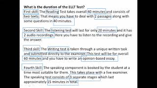 What is OIETCELLT Test [upl. by Terraj788]