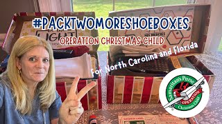 Operation Christmas Child  Boys 1014  No theme  packtwomoreshoeboxes [upl. by Ecnahs]