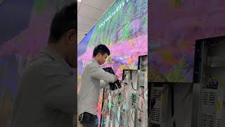 Indoor led wall are installing [upl. by Ike312]