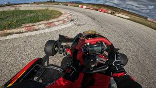 TEST ONBOARD KART KZ 125 KINISIA TP [upl. by Yasdnil]