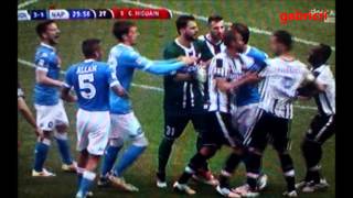 Udinese Napoli 3 1  Higuain espulso reazione Sky telecronaca tifoso [upl. by Aremmat]