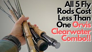 5 Cheap Fly Rods Worth Looking At [upl. by Luba]