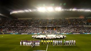 Himno de La Champions en La Rosaleda HD [upl. by Marrin509]