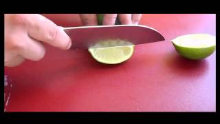 How to properly cut a lime for your beer  Yes there is a right way [upl. by Noemys]