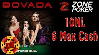 10NL Bovada Poker  Zone Poker EP 8  Texas Holdem Poker Strategy  Cash Game [upl. by Ylecic]