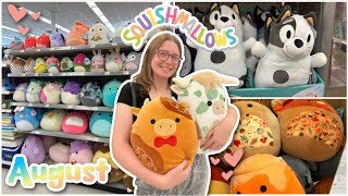 Squishmallow Hunting ALL MONTH  August  Fall Squish New Squads Advent Calendar [upl. by Qahsi146]