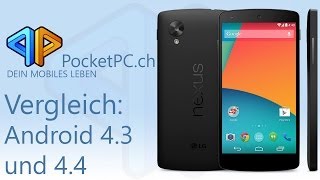 Android 43 Jelly Bean Nexus 4 und 44 KitKat Nexus 5 im Vergleich  Neuerungen  Deutsch  HD [upl. by Leeban740]